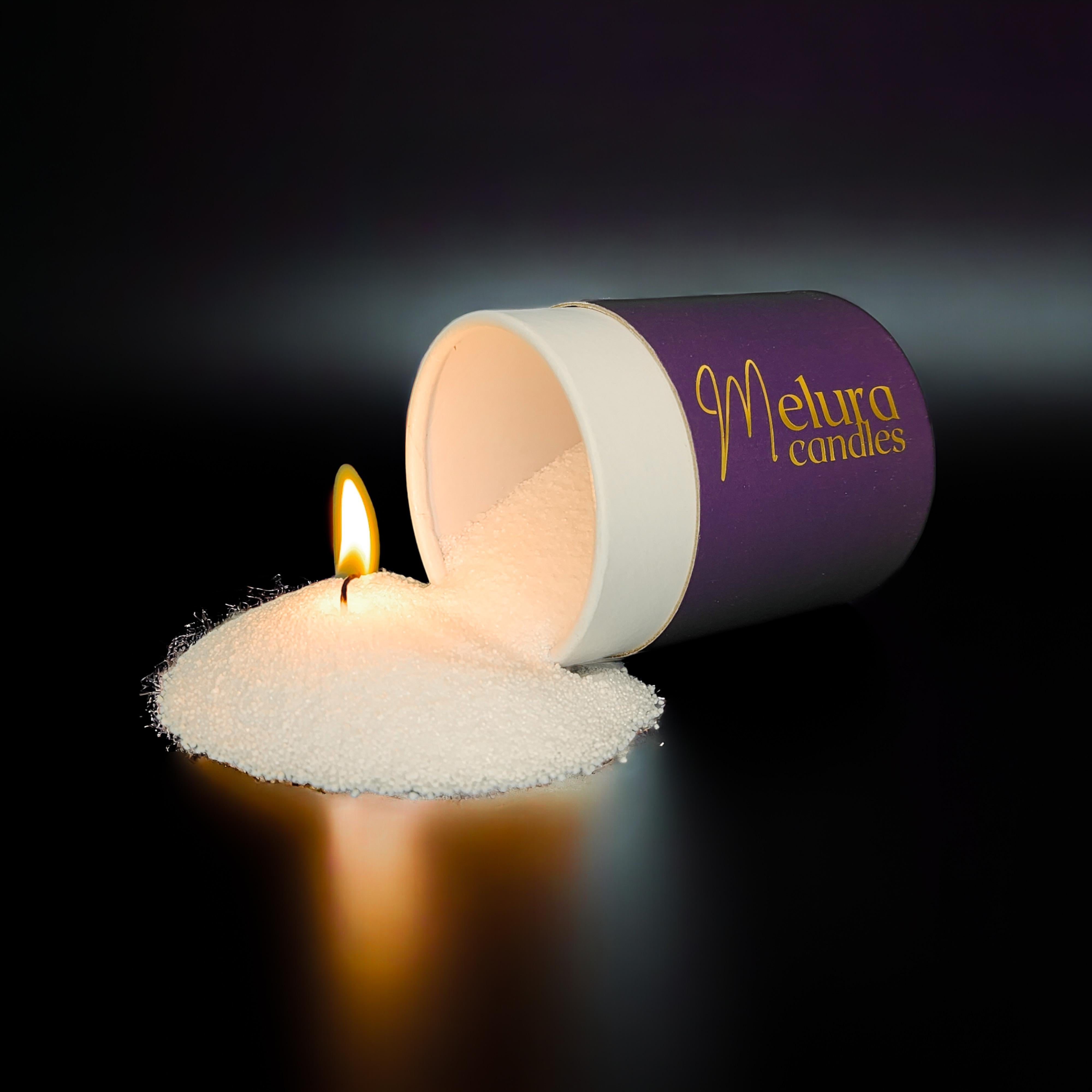 [BUNDLE] 175g Melura Pearl Candle + 2 x 10ml Fragrance oil